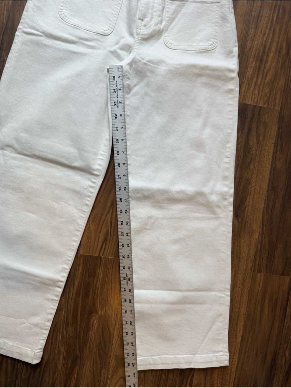 Madewell Jeans Women's 27P White The Perfect Vintage Wide-leg Jean Petite NWOT - Picture 6 of 8